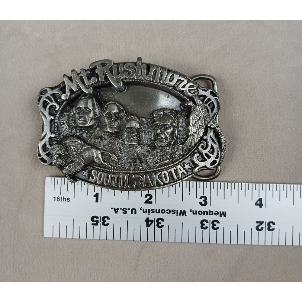 Mt Rushmore 1985 Siskiyou Belt‎ Buckle Limited Edition #1857 Heavy